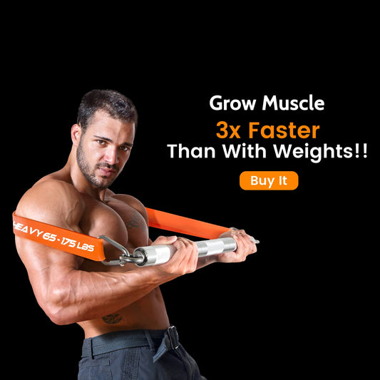 DASKING Fitness Bands Strength Training with Bar, Resistance Bands Set- 4 Resistance Bands, 98cm Detachable Fitness Bar, Handles for Pull-Up Bands - Home Fitness Equipment, Home Gym Sport Equipment