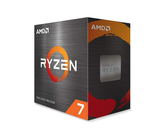 AMD Ryzen 7 5800X Processor with 8 Cores/16 threads, 105W TDP, AM4 socket, 36 MB Cache, up to 4.7Ghz max boost frequency, no cooler included.