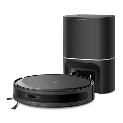 Tapo RV20 Max Plus robotic vacuum cleaner with mop function and automatic emptying station, 5300Pa ultra-strong suction power, 83mm ultra-slim design, compatible with Alexa & Google Assistant voice control, App.