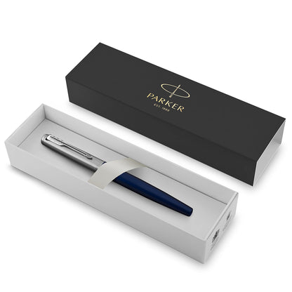 Parker Jotter Fountain Pen | Royal Blue | Fountain pen with medium nib | blue ink | Gift box