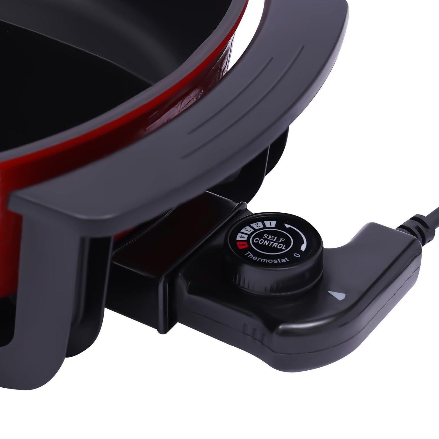 Electric Hotpot Pot with Divider - 6L Chinese Fire Pot for 8 People (1360W) | Electric Leak Protection, Energy Saving Function, Lid & Heating Base