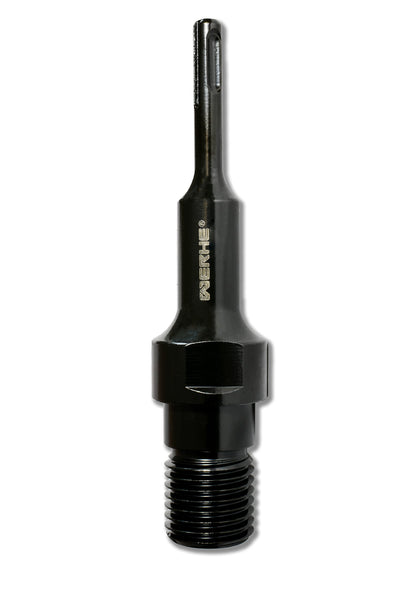 WERHE® adaptor diamond core drill SDS Plus to 1 1/4" UNC with 1/2" thread - robust tool for drilling machines