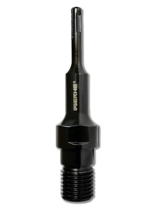 WERHE® adaptor diamond core drill SDS Plus to 1 1/4" UNC with 1/2" thread - robust tool for drilling machines