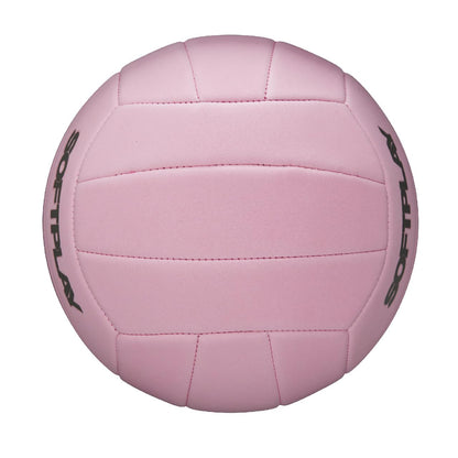 Wilson Volleyball Super Soft Play, Synthetic Leather, suitable for outdoor and indoor play, including beach volleyball. Color: Pink.
