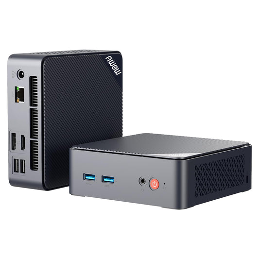 AWOW Mini PC W-11 Pro Gen12 N100 with Quad Core 3.40 GHz, 16 GB DDR4 512 GB M.2 SSD. This Mini Desktop Computer features Dual Display with HDMI DP 4K@60 Hz, RJ45 1000Mbps Gigabit Ethernet, and WiFi5.