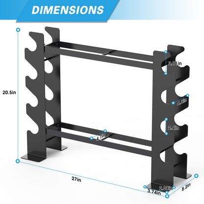 WINNOW Dumbbell Stand Home Gym Dumbbell Rack Dumbbell Holder Multilayer Weight Stand