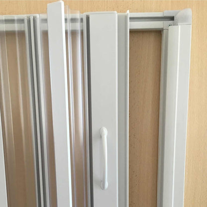 Strong PVC shower door 60 cm H185 mod. Aura Side