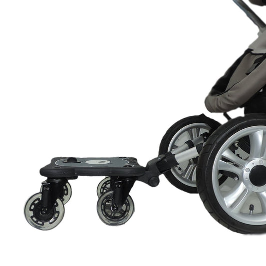 EICHHORN stroller sibling board Cozy B Rider + seat with steering wheel