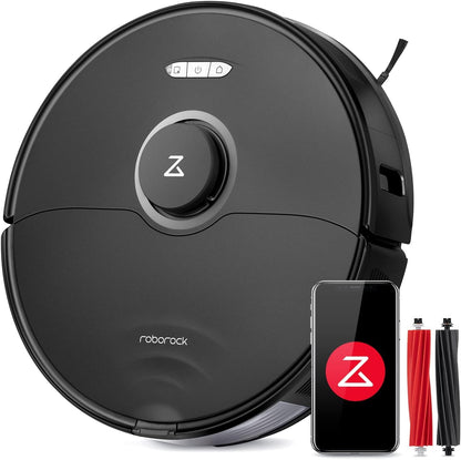 Roborock S8 robot vacuum with dual brushes, 6000Pa suction, 3D structured obstacle avoidance, compatible with Alexa for pet hair (Upgrade S7).