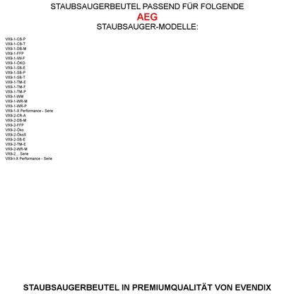 30 vacuum cleaner bags compatible with AEG VX9-2-Öko, 30 dust bags + 3 micro-filters similar to original vacuum bags AEG VX9... series, S-Bag.