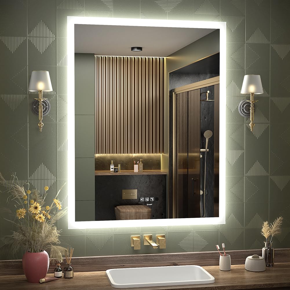 GANPE LED Bathroom Mirror (70 x 90 cm)