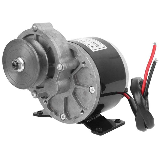 MAGT Gear Motor 12V 250W, High Performance Electric Motor Durable Pure Copper Pulley Gear Motor Accessory for Electric Scooter.