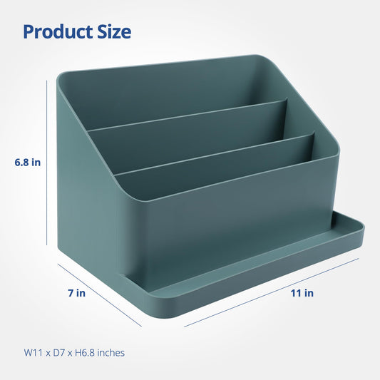 BLUE GINKGO Desk Organizer - Storage from Korea for pens, notes, letters, and office supplies (Green)