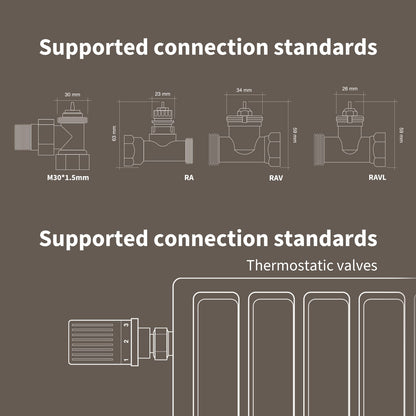 Aqara Smart Radiator Thermostat E1 3-pack, requires Aqara Zigbee 3.0 Hub, voice control, geofencing support, compatible with HomeKit, Alexa, Google Assistant, and IFTTT.