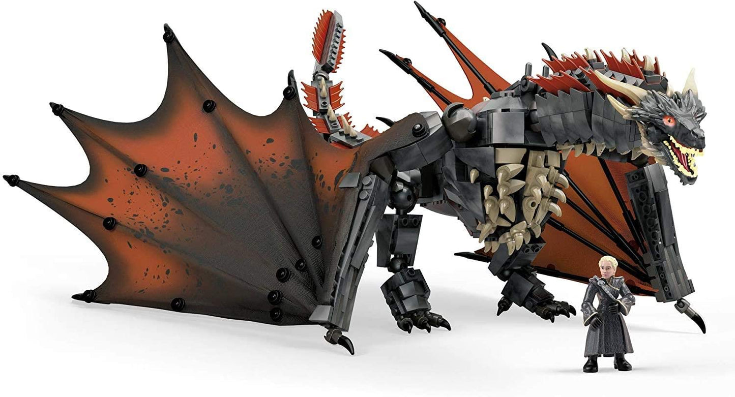 Mega Construx GKG97 Game of Thrones Daenerys and Drogon