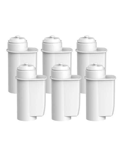 AQUA CREST water filter replacement for Brita® Intenza; Siemens® TZ70033, TCZ7003, EQ. Series; Bosch® 12008246 - including various models from Neff® & Gaggenau®, reduce PFAS, PFOA/PFOS (6).