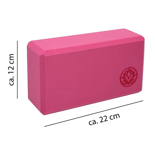 4x Yoga Block by VonBueren | 22 x 12 x 7.5 cm each block | Yoga blocks for women and men made of EVA | Blocks for Pilates