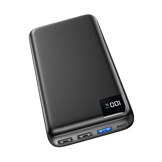 Power Bank 27000mAh External Battery - SOARAISE 22.5W Power Bank PD USB C Portable Charger Battery Pack with 4 Outputs & LED Display for Phone Tablet
