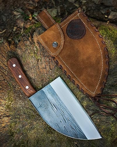 Almazan Kitchen® Original Serbian Chef Knife, Metal