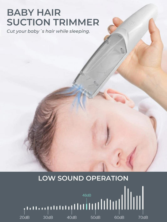 Children's hair clipper. Silent wireless hair trimmer 48dB, Waterproof IPx7. Hair clipper for kids with ceramic blade for sensitive skin and USB charging cable.