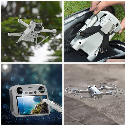 Ainiv Aviation Safety Propeller Guard, Flight Safety Accessories, Fly Kit Accessories for DJI Mini 3 Pro Drones, Ultra-light and foldable drones, Propeller Guards