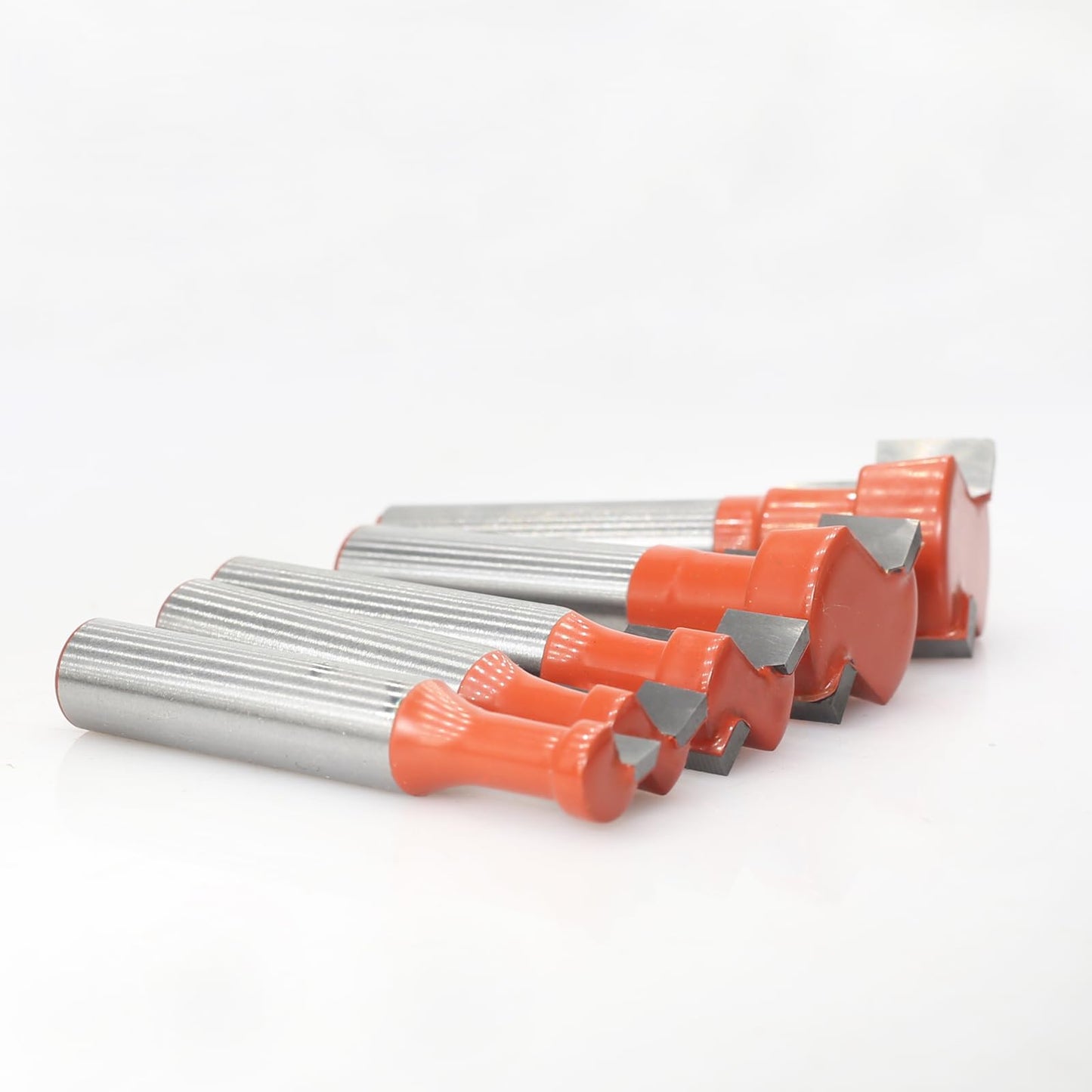 AKYLIN 5-pc T-Slot Cutter Set 8mm Shank, T-Track Slotting Wood Router Bit, T-Slot Cutter Set, Router Bits for Woodworking