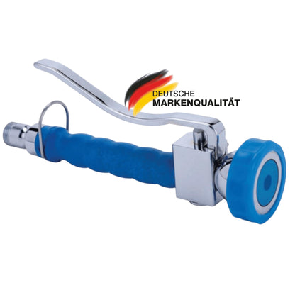 BE-GASTRO® Professional Gastro Hand Shower (Blue) including locking clip | 1/2" standard connection | Stainless steel replacement spray head for dishwashing spray/Gastro spray