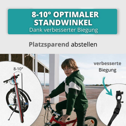 Riding Goose Children's Bike Stand 20 inch to 24 inch for mounting on all common chainstays - Kids bike stand - Kids bike stand - Children's bike stand