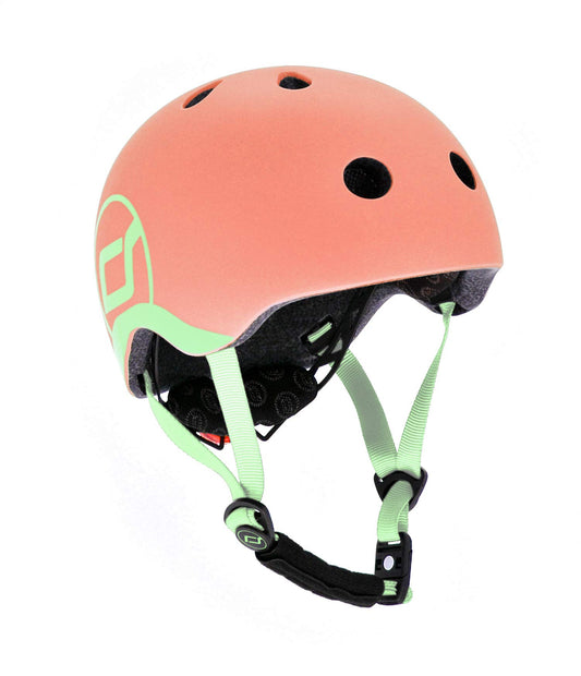 Scoot & Ride Children's Bike Helmet, Peach, 45 to 51cm