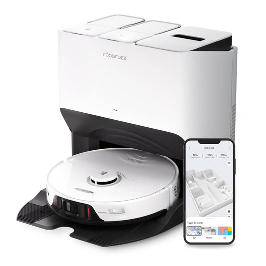 Roborock S8 Pro Ultra Vacuum Robot with Mopping Function, Auto-empty Station, Self-washing/self-drying/self-emptying/self-refilling/self-cleaning Robot Vacuum, 3D Obstacle Avoidance, 6000Pa.