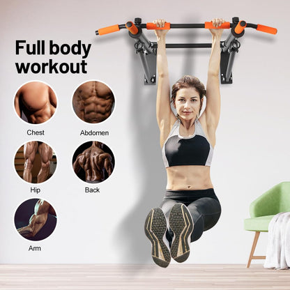 Panana Pull Up Bar for Wall, Wall Mounted, Space Saving Foldable Pull Up Bar, up to 200 kg, Home Gym