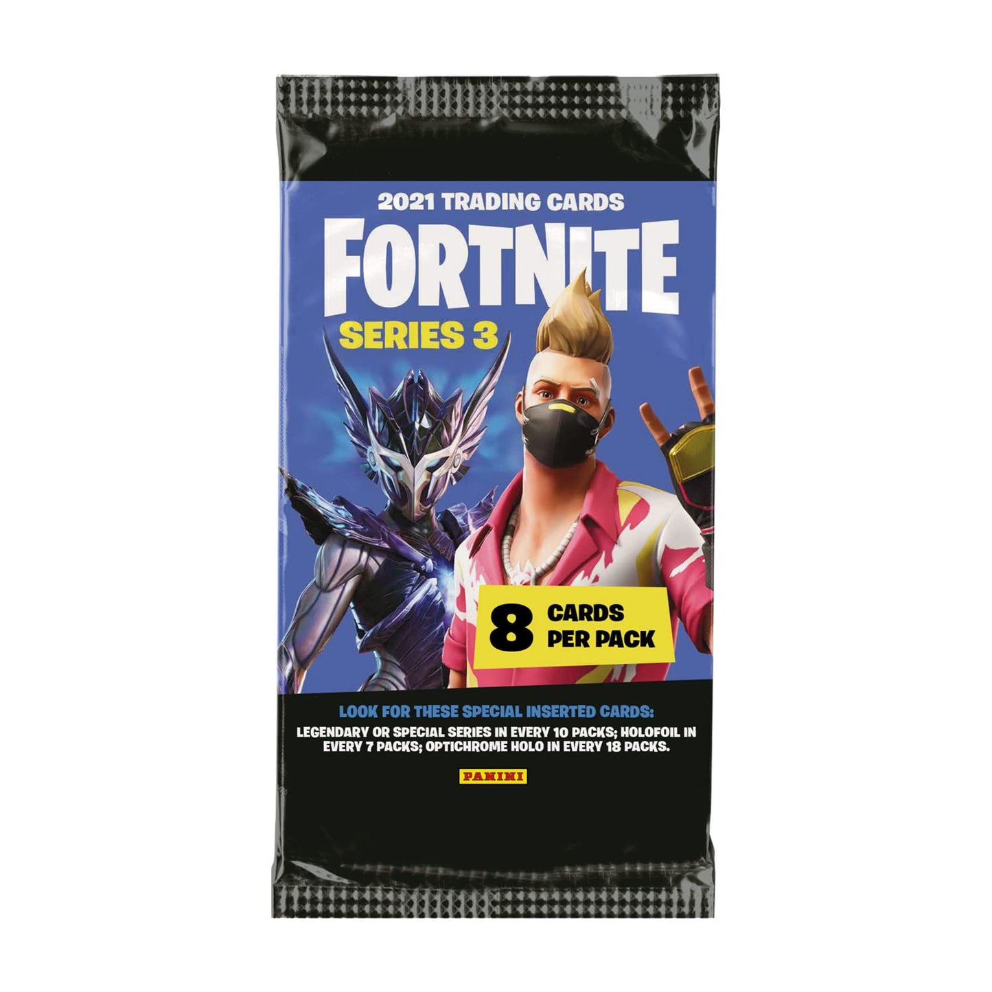 Panini Fortnite Series 3 Trading Cards - Hobby box with 18 flowpacks.