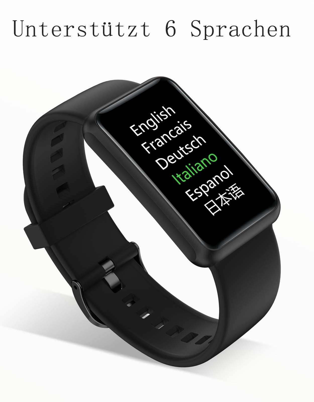 HUAKUA Pedometer Watch (No app and phone) 1.47 inch touchscreen Simple Smartwatch Fitness Tracker with Calorie Counter, Sleep Monitor, Stopwatch Waterproof IP68, Timer Fitness Watch for Walking Running