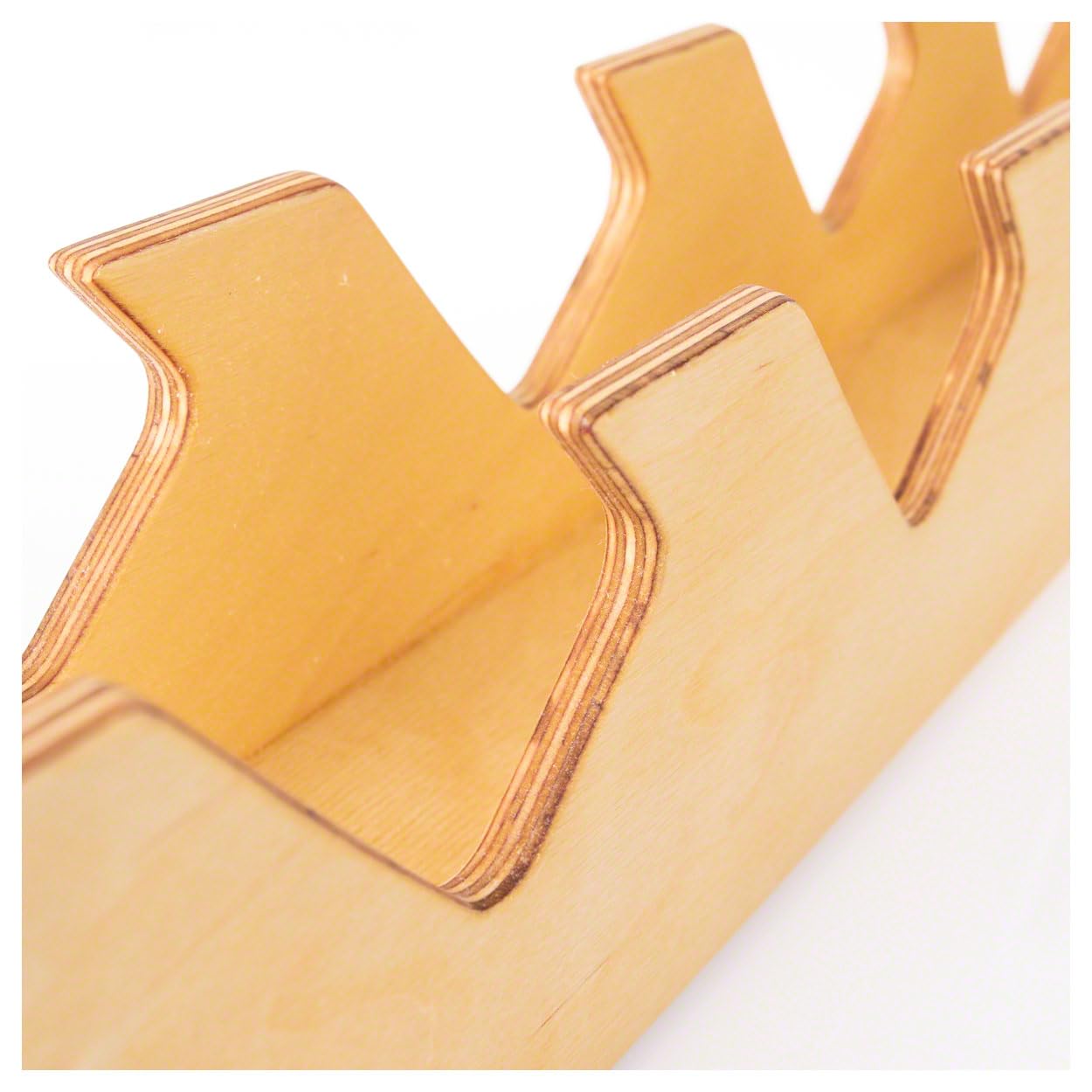 Wooden wall mount for dumbbell, barbell, fitness, bodybuilding, gymnastics, weights.