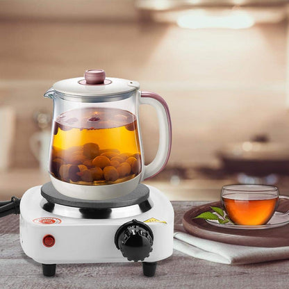 500 Watt Portable Electric Countertop Stove, Portable 500W Burner for Electric Stove Cooktop Plate Stove for Tea Coffee Kitchen Single Heating Plate Burner (EU plug)