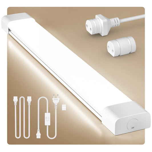Anten LED moisture-proof luminaire 120cm, 36W 4000LM LED neon tube, neutral white 4000K moisture-proof lamp, IP65 waterproof batten luminaire, workshop lamp, cellar luminaire, ceiling luminaire for offices, warehouses, garages.