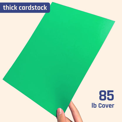 24 pieces, 230gsm - Cardstock Paper Red, 8.5" x 11"