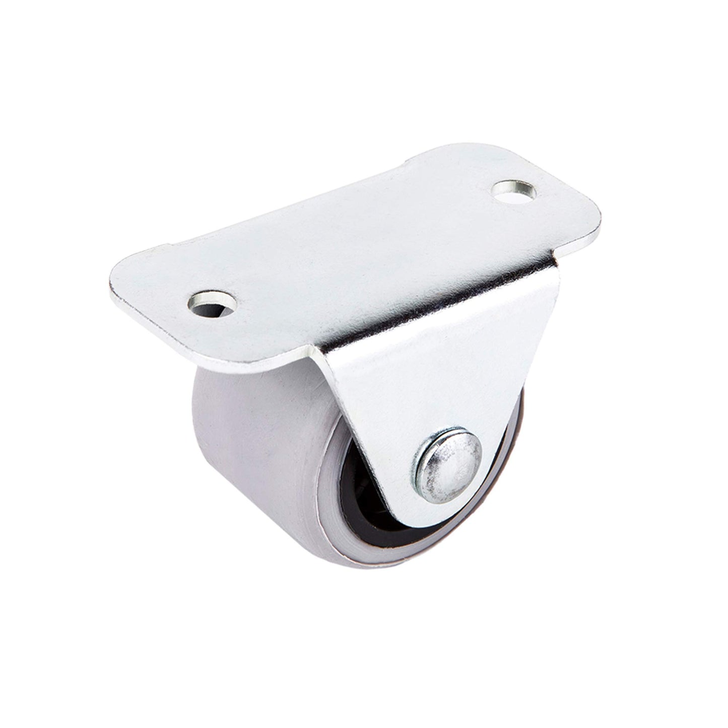 (Pack of 50) 30mm rubber wheel plastic swivel caster double rollers metal with plate furniture appliance & accessories small mini wheels set