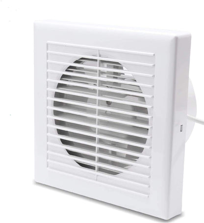 Randaco bathroom extractor fan Ø 100mm wall ventilator, kitchen toilet bathroom exhaust fan, quiet operation white ventilator.