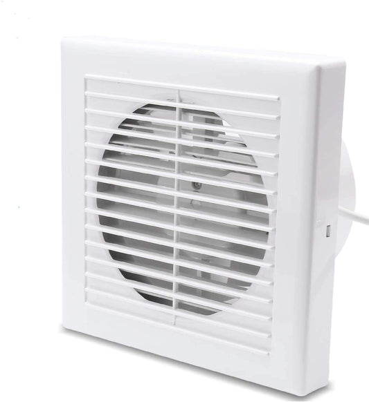 Randaco bathroom extractor fan Ø 100mm wall ventilator, kitchen toilet bathroom exhaust fan, quiet operation white ventilator.