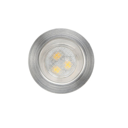 6-pack LED recessed lights, Ø30mm 0.6W LED ground lights for stairs, warm white, DC 12V, IP67 waterproof outdoor lamps for garden, kitchen, wooden bridge, pool lighting, wooden deck.