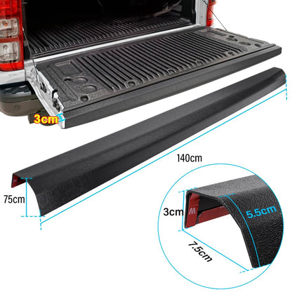 JHCHAN Tailgate Guard Bumper Cover for Ford Ranger 2012-2022 T6 T7 T8 Wildtrak XL XLT Limited Stormtrak Wolftrak Raptor