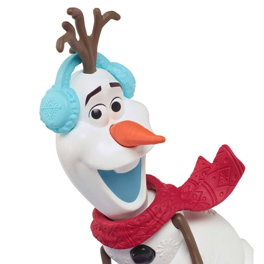 Mattel Disney Frozen Olaf doll with accessories, Treats Sled with Olaf doll, mobile food cart, food items, and more, inspired by Frozen: Winterfest, JBG55.