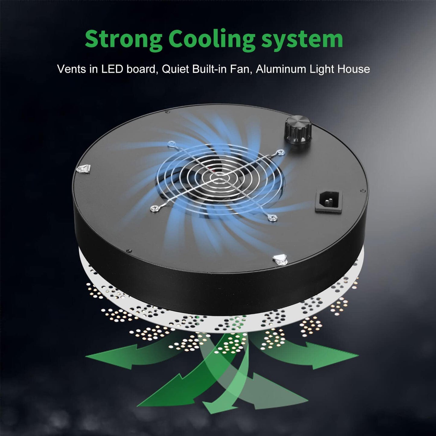 FECiDA LED Plant Lamp UFO1000, dimmable, growth lamp for indoor plants, plant lamp, seedling plant lamp, flowering.