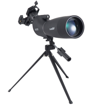 Svbony SV28 Spotting Scope, 25-75x70 Spotting Scope with Tripod, HD BAK4 Prism FMC Lens Spotting Scope with Phone Adapter for target shooting, archery, bird watching, moon viewing.