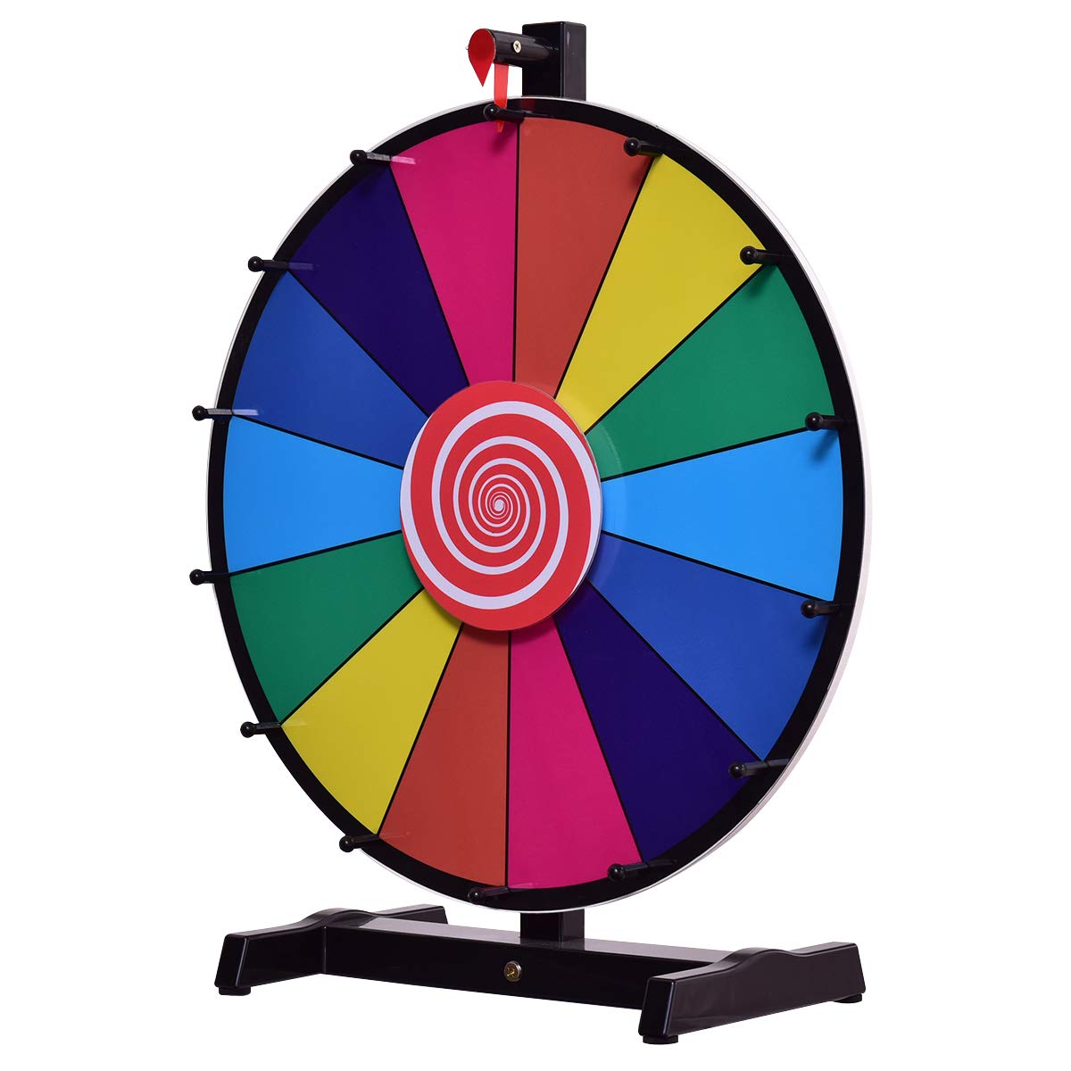 GOPLUS 18" 24" Wheel of Fortune Lottery Games Prize Wheel Gambling (18")