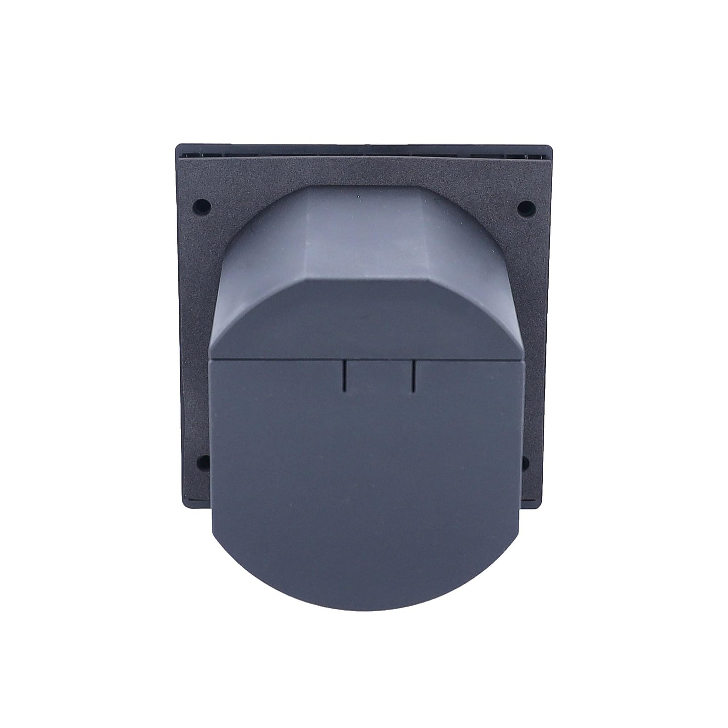 Swabe Camping CEE caravan inlet plug - 230V / 16A outdoor installation plug with hinged cover - 3-pin plug for caravans - outdoor area - IP44 - Made in Germany - Black I 61493
