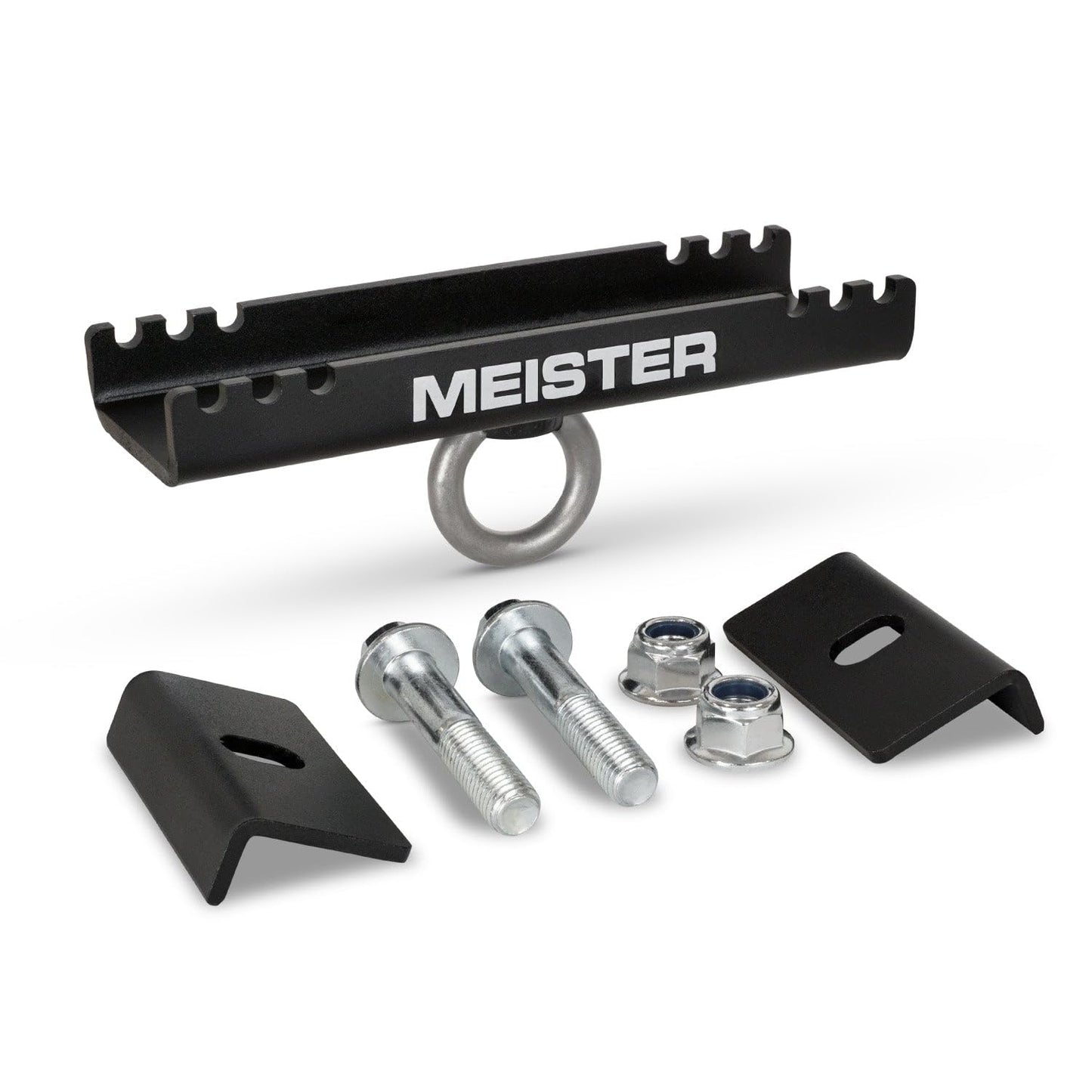 Master Beam Clamp Hanger Mount for boxing & MMA heavy bags, suspension straps & ceiling mounts, Black - 3.5" - 5.5"