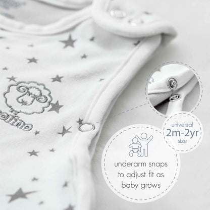 Woolino 4 Season Baby Sleeping Bag - Ultimate sleeping bag made from Merino wool - Two-way zipper adjustable Universal Size (2-24 months), Earth