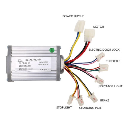 Maybe 36V 1000W motor control throttle kit for electric bicycle modification kit.